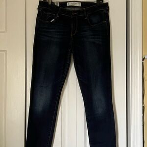 Abercrombie & Fitch Dark Blue Skinny Jeans with Stretch